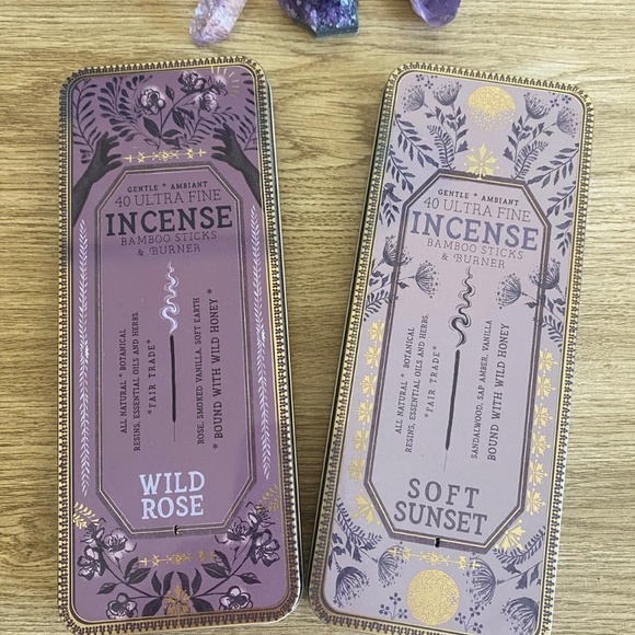 🌸 Papaya Living Premium Incense – 2 Keepsake Boxes – Soft Sunset & Wild Rose 🌹 - Picture 7 of 11